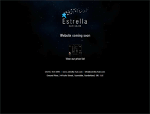 Tablet Screenshot of estrella-hair.com